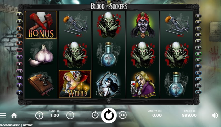 Simboli Blood Suckers slot